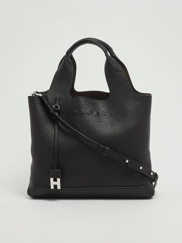 3. Sac à main H01R en cuir martelé pour femme Noir Hogan kbw01ra0200th1