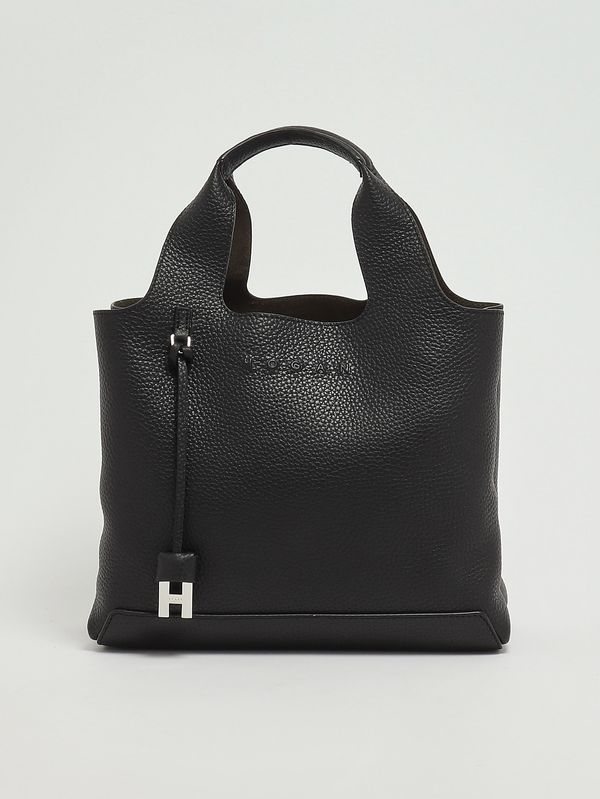 1. Sac à main H01R en cuir martelé pour femme Noir Hogan kbw01ra0200th1
