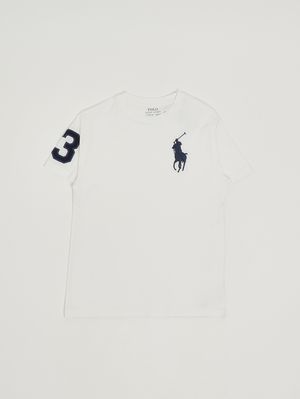 Baumwoll-T-Shirt für Kinder Weiß Polo Ralph Lauren