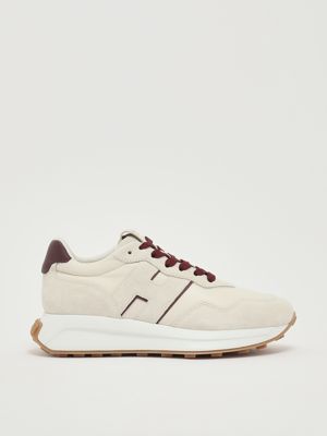 H641 suede and nappa leather sneakers for women Butter Hogan