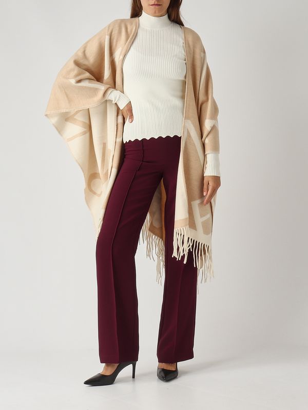 2. Women's wool-blend cape Naked Twinset 252ta4220