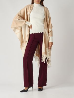 2. Women's wool-blend cape Naked