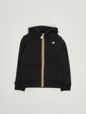 Sweat-shirt Berenger Spacer en mélange de coton pour garçon Noir K-Way