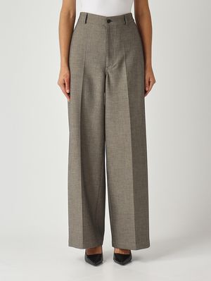 Pantalone donna Cooper in misto viscosa Twill Mocaccino Liviana Conti