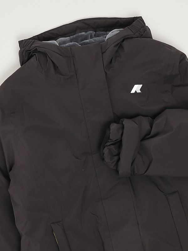 3. Veste pour fille Lily Marmot en tissu imperméable Noir K-Way k4137ww