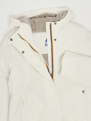 3. Veste pour fille Lily Marmot en tissu imperméable Blanc