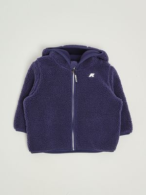 Felpa neonato Janne Polar in pelliccia sintetica Blu K-Way