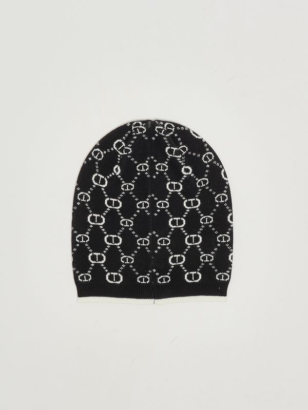 2. Chapeau fille en mélange de viscose Noir Twinset 252gj501f