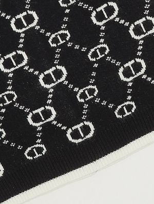 3. Chapeau fille en mélange de viscose Noir