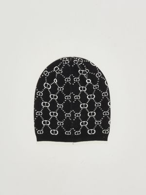 2. Chapeau fille en mélange de viscose Noir