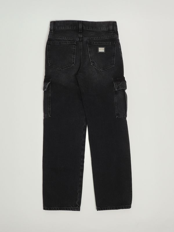 2. Jeans de algodón para niño Denim Negro Dolce e Gabbana l42f86ldd41