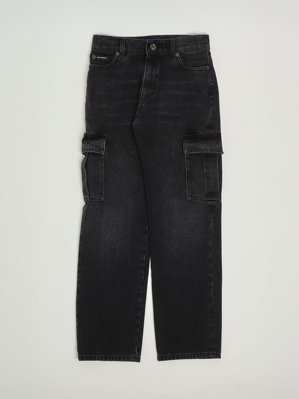 1. Jeans de algodón para niño Denim Negro Dolce e Gabbana l42f86ldd41