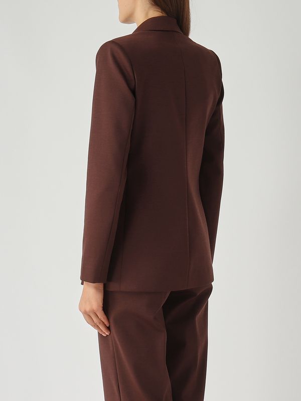 5. Blazer de mujer Bon de mezcla de lana elástica Moka Nenette bon