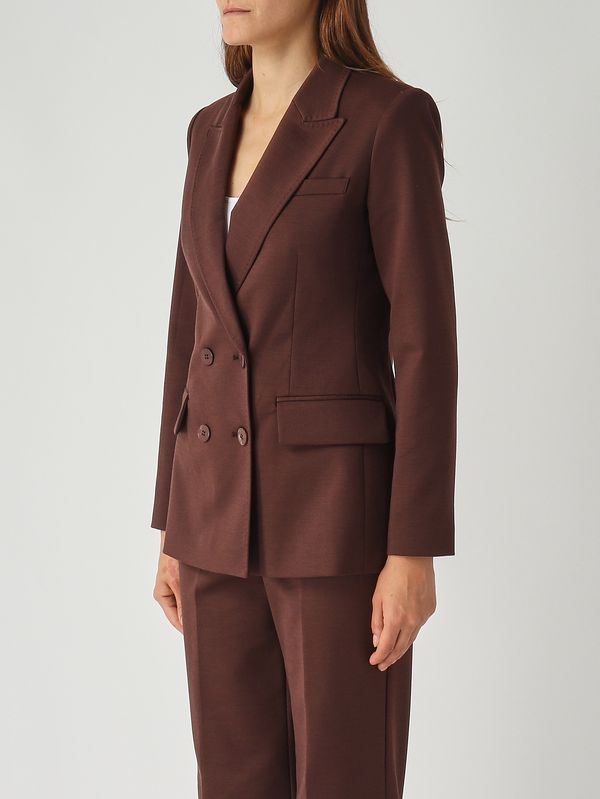 4. Blazer de mujer Bon de mezcla de lana elástica Moka Nenette bon