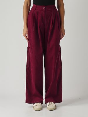 Pantalon femme en velours de coton Rubis Nenette