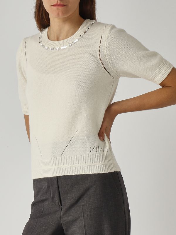 Pull Cachemire Femme Terry Lane – Blanc Pur, Taille S, Neuf Avec étiquettes