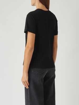 4. Dobe cotton T-shirt for women Black
