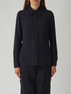 Women's double georgette shirt Navy Nenette