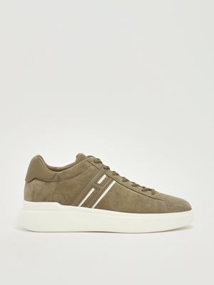Sneakers H580 en daim pour homme Beige foncé Hogan