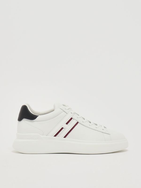 1. H580 leather sneakers for men White Hogan hxm5800dv42qi5