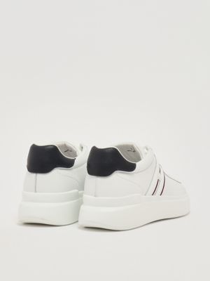 3. H580 leather sneakers for men White