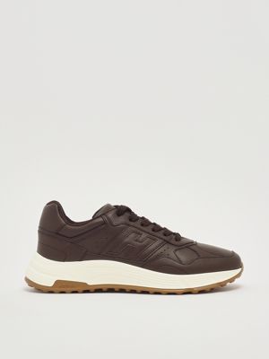 Sneakers uomo Hyperlight H563 in pelle Marrone Hogan