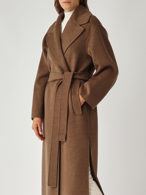 7. Women's Heart coat in wool Tobacco S Max Mara 2529016093600