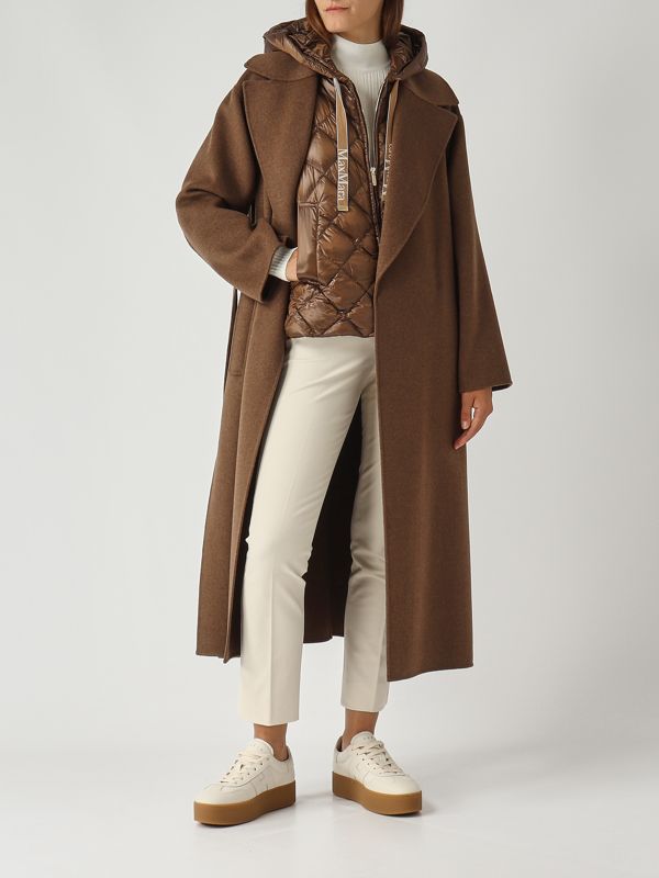 3. Women's Heart coat in wool Tobacco S Max Mara 2529016093600