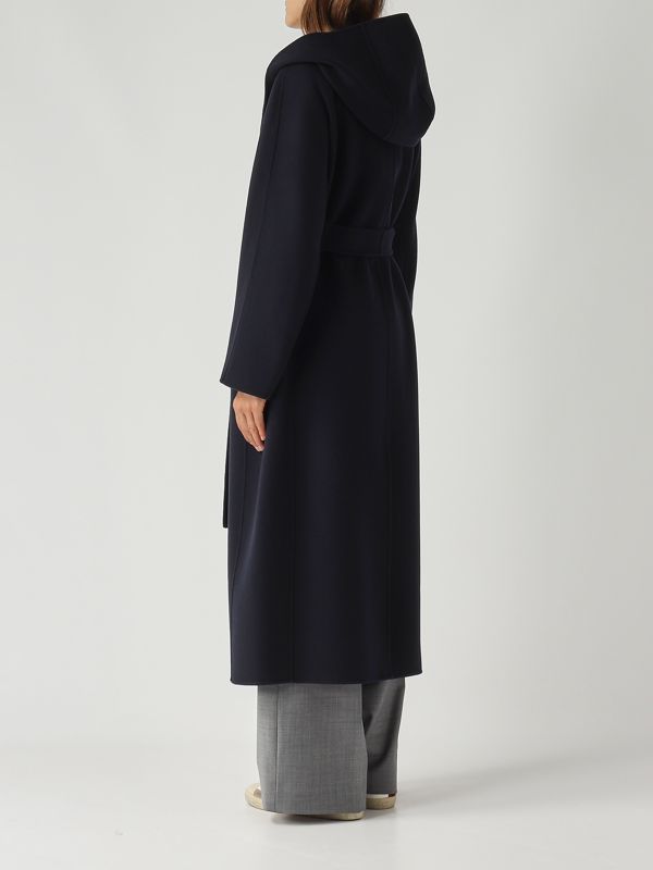 4. Abrigo de mujer Cassia de lana azul marino S Max Mara 2529016033600