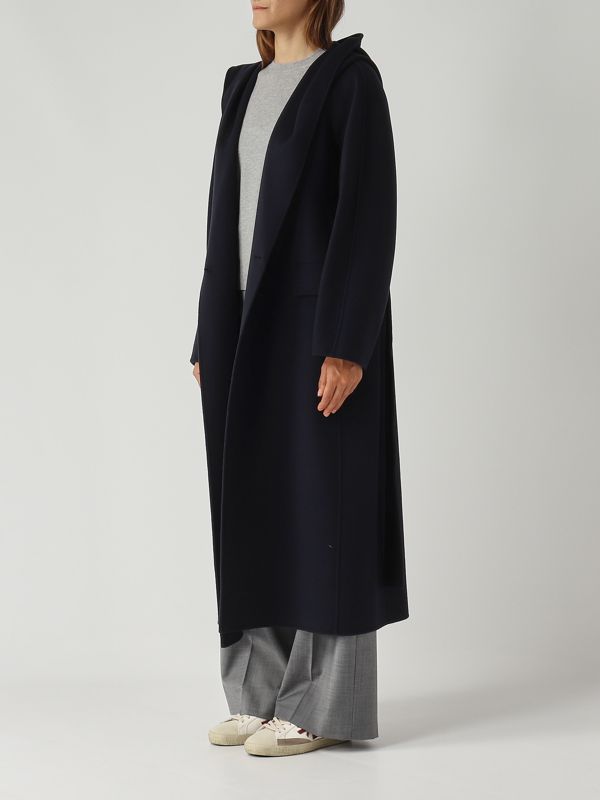 3. Abrigo de mujer Cassia de lana azul marino S Max Mara 2529016033600