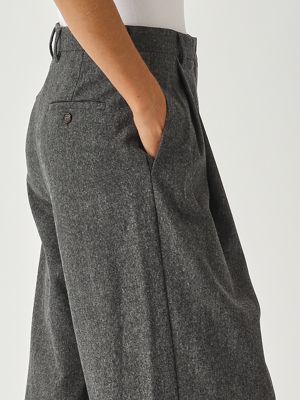 5. Pantalón de mujer Titty en lana elástica Gris Medio