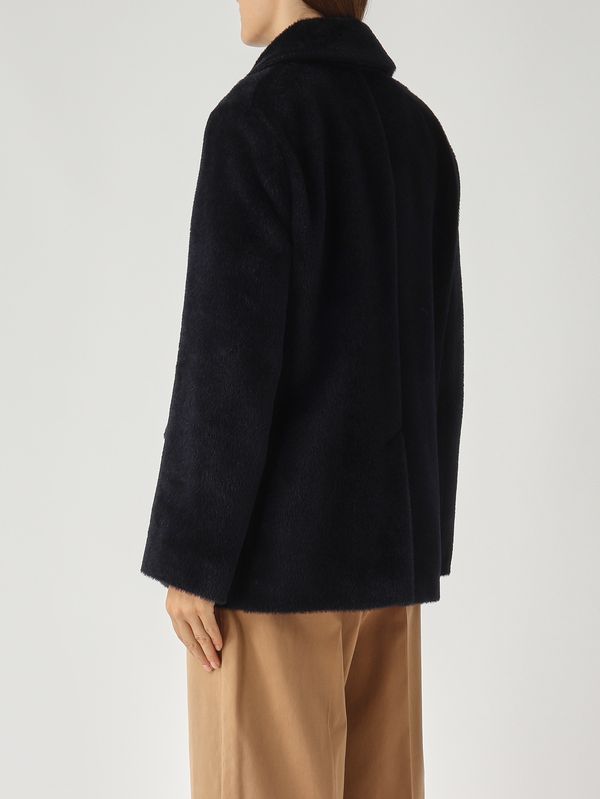 4. Attilio women's jacket in alpaca and wool Blue Night S Max Mara 2529086023600