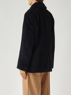 4. Attilio women's jacket in alpaca and wool Blue Night