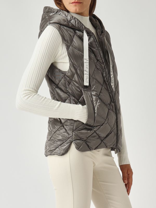 5. Gilet donna Spacegi in tela antigoccia Acciaio Max Mara the Cube 2529296015600