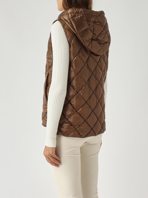 4. Gilet donna Spacegi in tela antigoccia Ruggine Max Mara the Cube 2529296015600