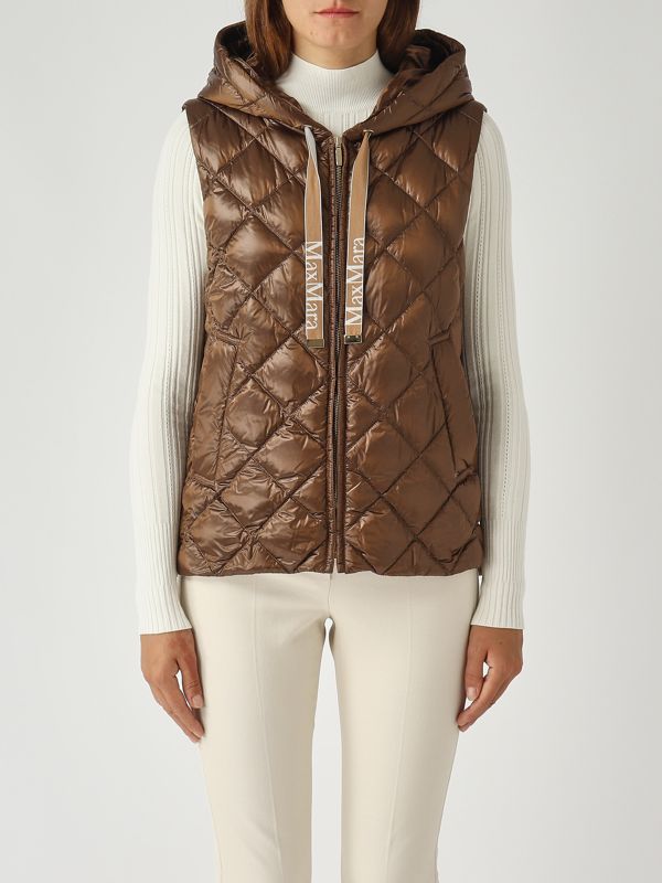 1. Gilet donna Spacegi in tela antigoccia Ruggine Max Mara the Cube 2529296015600