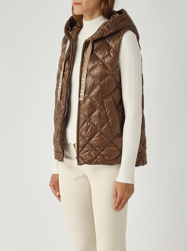 3. Gilet donna Spacegi in tela antigoccia Ruggine Max Mara the Cube 2529296015600