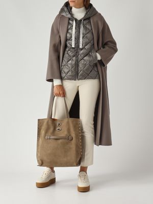 2. Gilet donna Spacegi in tela antigoccia Acciaio