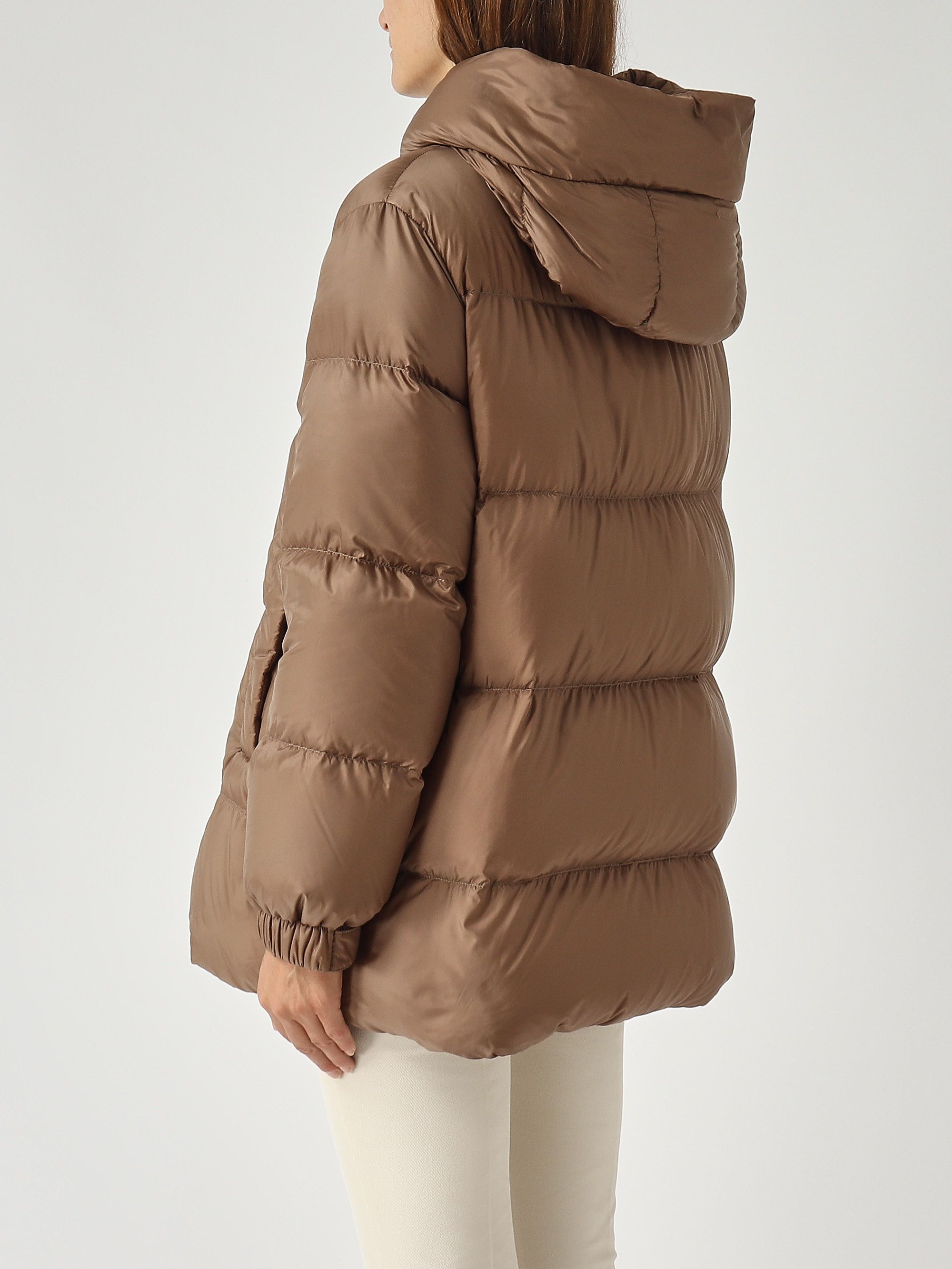 Seia women's down jacket in drip-proof canvas 2529486055600