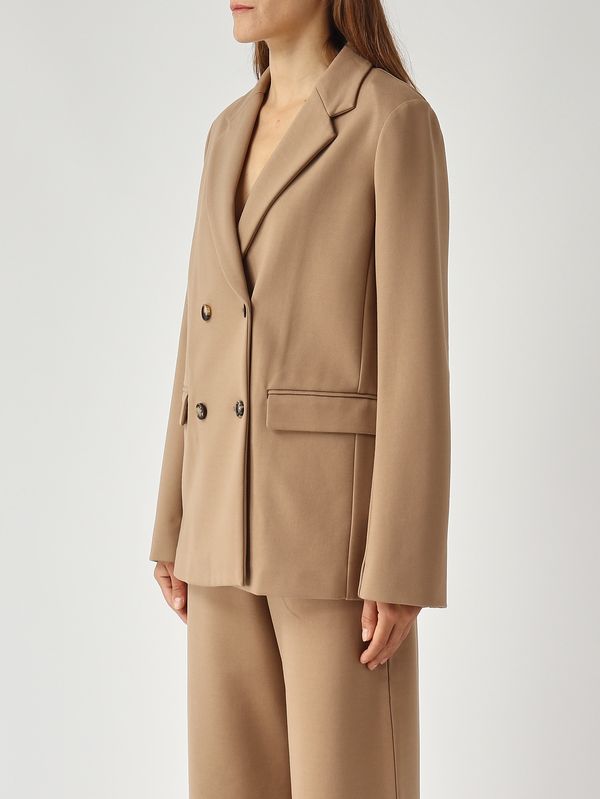3. Giacca donna Virgus in misto viscosa stretch Cammello MM Max Mara 526916048600