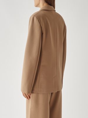 4. Giacca donna Virgus in misto viscosa stretch Cammello