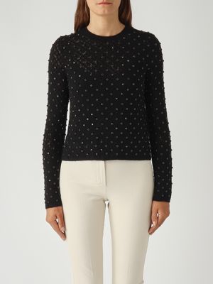 Rally Pullover aus Mohair und Wollmischung für Damen Schwarz Max Mara Studio