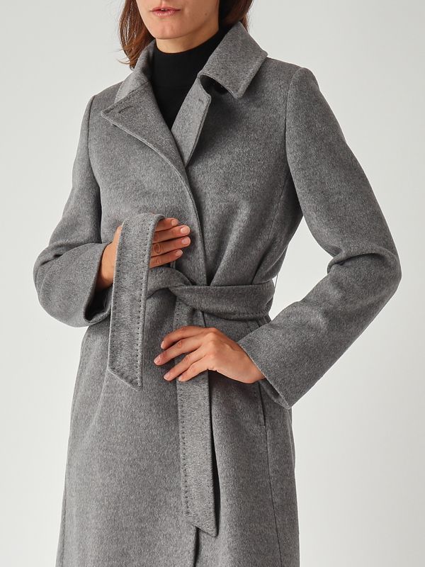 5. Abrigo de mujer Bcollag de lana Gris Medio Max Mara Studio 2526016172600