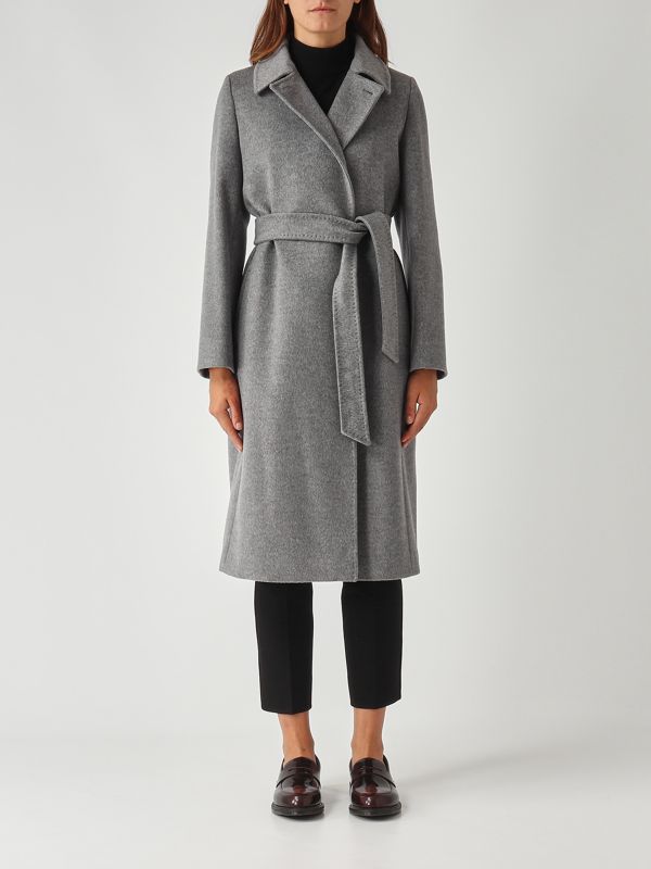 1. Abrigo de mujer Bcollag de lana Gris Medio Max Mara Studio 2526016172600