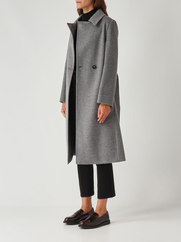 3. Abrigo de mujer Bcollag de lana Gris Medio Max Mara Studio 2526016172600