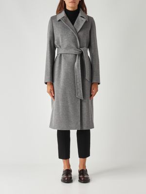 Bcollag women's wool coat Medium Gray Max Mara Studio