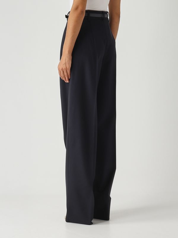 4. Women's Entrata stretch wool trousers Navy Max Mara Studio 2526136082600