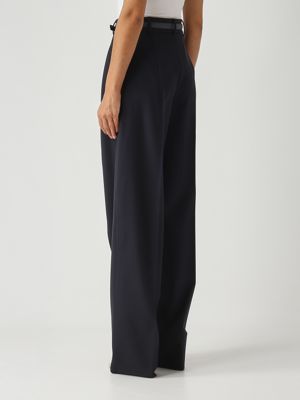 4. Women's Entrata stretch wool trousers Navy