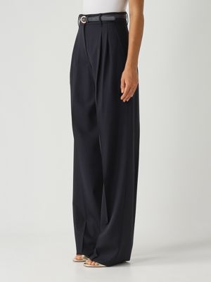 3. Women's Entrata stretch wool trousers Navy