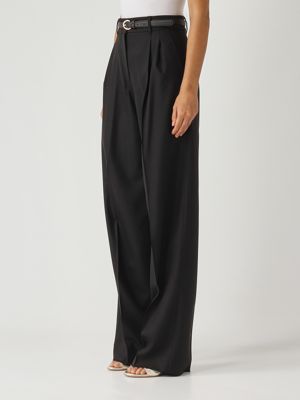 3. Women's Entrata stretch wool trousers Black